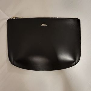 A.P.C. Rue Madam Paris leather clutch